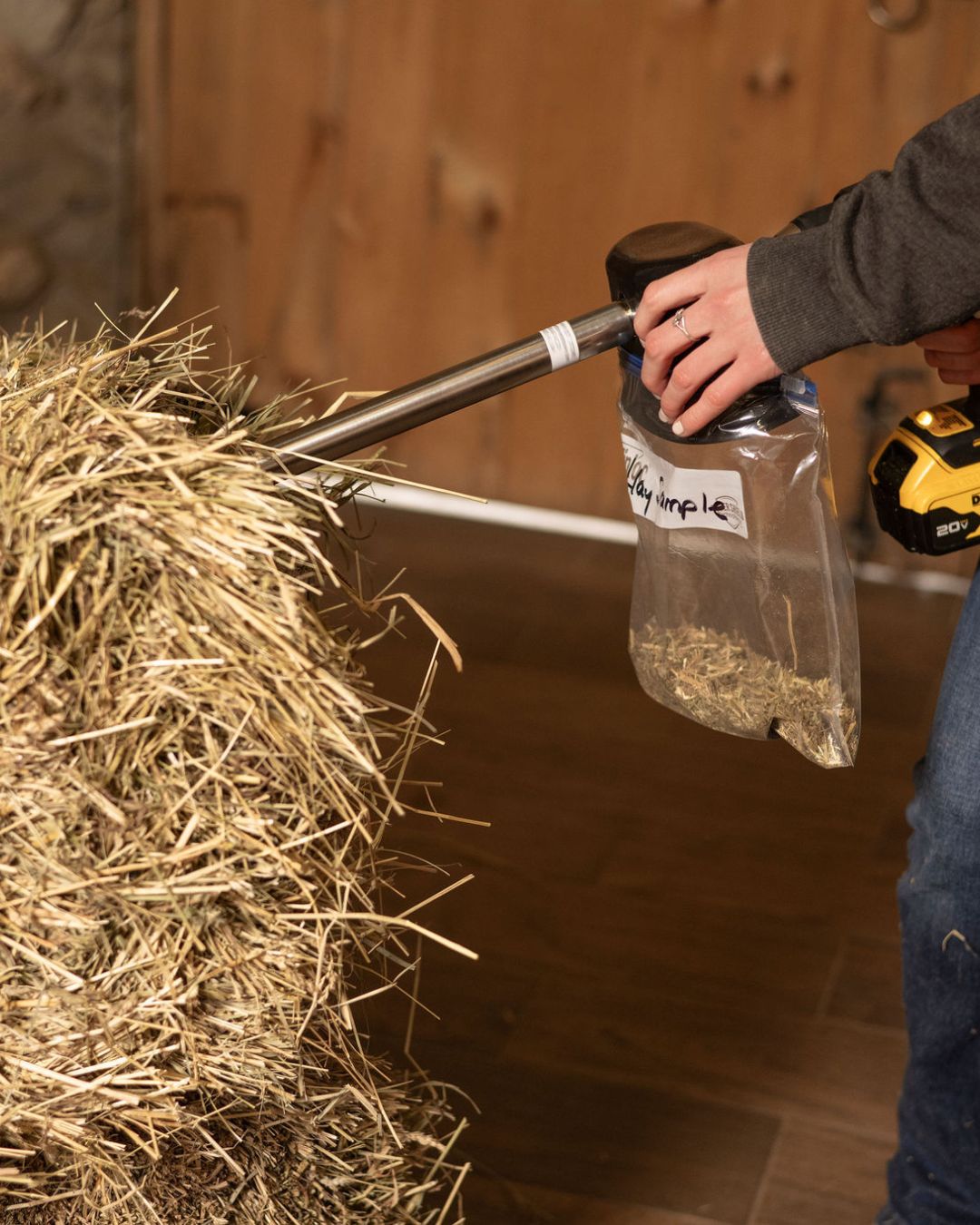 horse hay testing